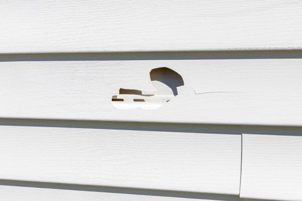 Cost of White Vinyl Siding Repair in Columbia